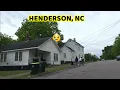 GHETTO HENDERSON NC 4K U R DRIVE TOUR