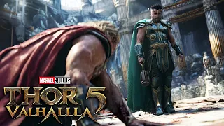 THOR 5 Valhalla 2026 مع كريس هيمسورث وبريت جولدشتاين 