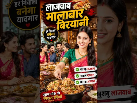 Malabar Biryani: दोस्तों के लिए पत्नी ने बनाई ऐसी बिरियानी… सबका दिल जीत लिया! 😍