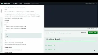 Hackerrank Python Solution Introduction Python - Python Division