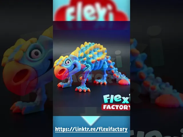 Flexi Factory Skeleton Ankylosaurus with 3MF and Stand Included! video thumbnail