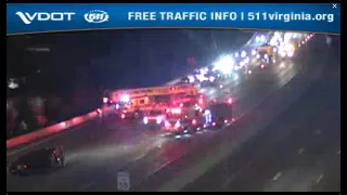VDOT Traffic Cam SUV Stopped On Interstate