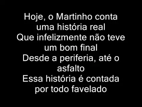 Mc Martinho Historia Real