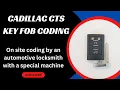 Cadillac CTS Key Fob Coding - How a Locksmith Program a Cadillac CTS Key Fob with a Special Machine