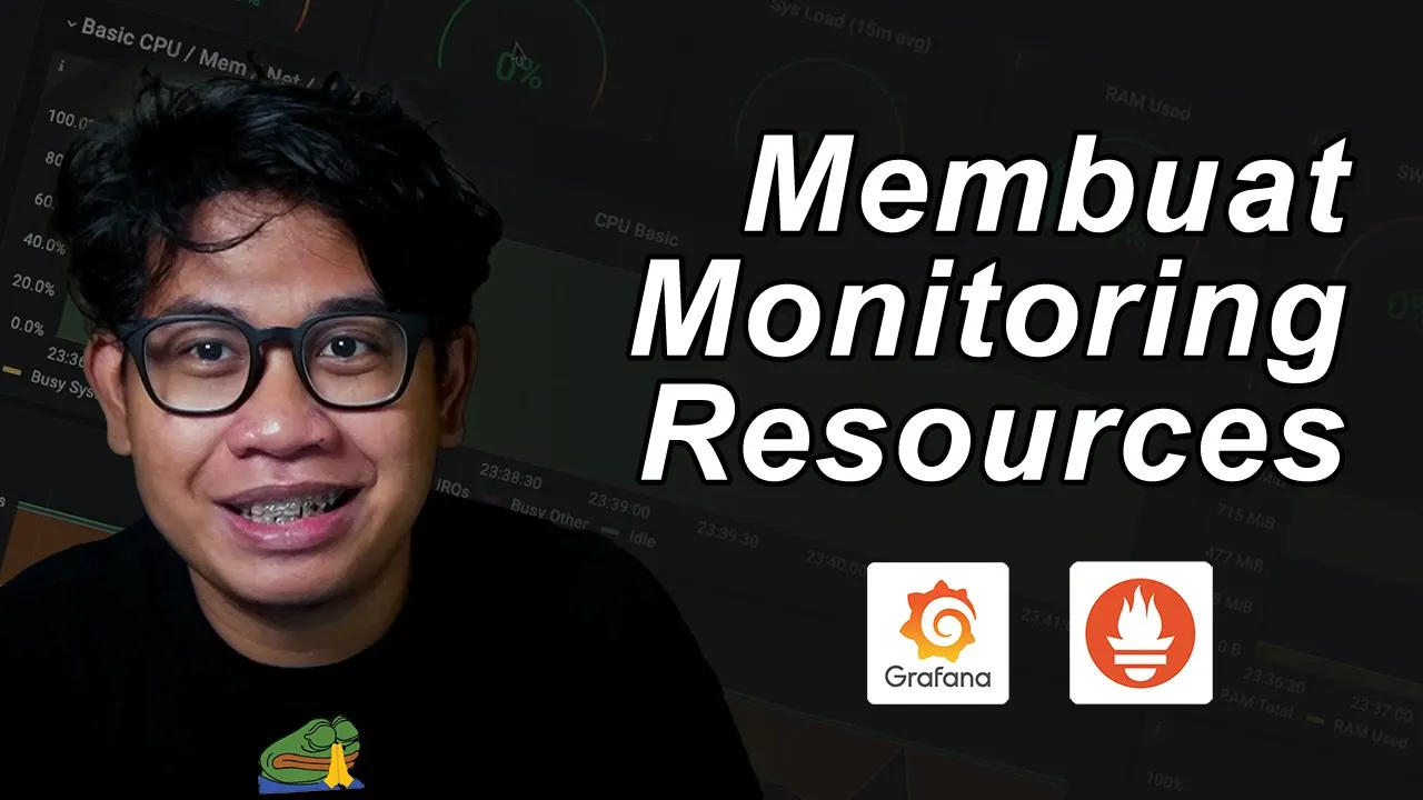 Belajar Membuat Monitoring Resources dengan Node Exporter, Prometehus & Grafana | DevOps 101