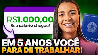 COMO SE APOSENTAR EM 5 ANOS E VIVER DE DIVIDENDOS COMEÇANDO DO ZERO
