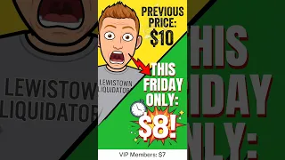 FRIDAY BIN PRICE DROP at Lewistown Liquidators