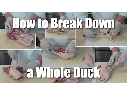 How To Break Down (Butcher) A Whole Duck