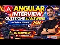 Angular Interview Questions and Answers 2026 Angular Morgan Stanley Interview Questions