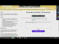 Messing around in Online Microsoft Sam TTS Generator