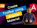 Angular Material toolbar responsive Angular Tutorial