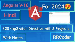 ngSwitch Directive with 3 Projects RRCoder