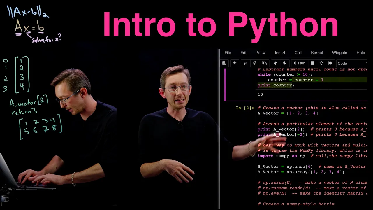 Engineering Math Pre-Req: Quick and Dirty Introduction to Python