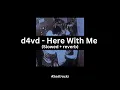 Download Lagu d4vd - Here With Me (slowed + reverb)