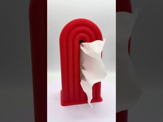 3D Printed Standing Tissue Box video thumbnail