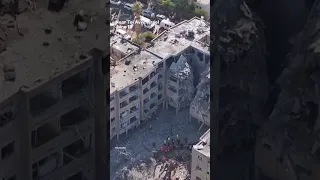 Drone Video Shows Iranian Missile Damage In Israel 