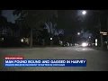Man robbed in Chicago bound gagged found on porch in south suburbs police say