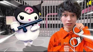 I ESCAPED KUROMI'S PRISON RUN IN ROBLOX (OBBY)
