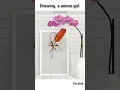 Drawing a anime girl using turtle python