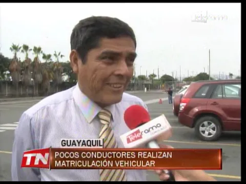 Poco conductores realizan matriculación vehicular