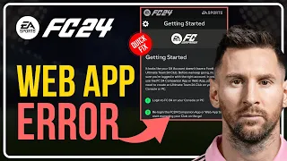 Fix EA FC 24 Web App NO CLUB Error Your EA Account Doesn t Have a Football Ultimate Team 24 Club
