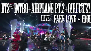 Download BTS - INTRO+AIRPLANE pt.2+O!RUL8,2+FAKE LOVE+IDOL [LIVE MAMA HONGKONG 2018] MP3