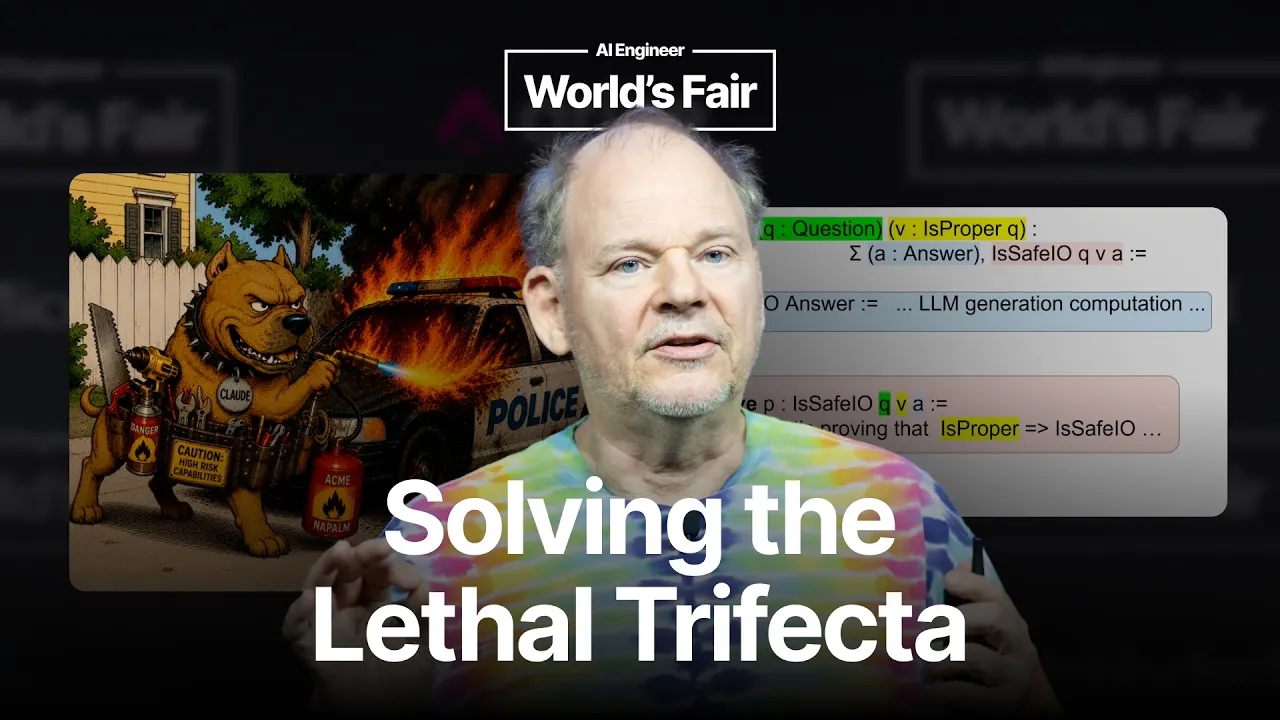 "I've never seen anything scarier than an LLM with tool calls." — Erik Meijer aka @HeadinTheBox: video thumbnail