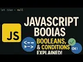 Day 24 Booleans Comparisons Conditions in JavaScript---