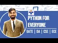 Getting Started with Python L2 GATE Data Science and AI By Dheeraj Mishra Sir