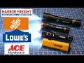 How Bad are Hardware Store Flashlights New DeWALT vs Husky Kobalt Walmart