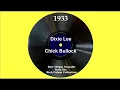 1933 Chick Bullock - Dixie Lee