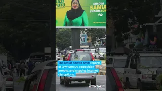 President Samia Suluhu Wins 97 Of The Votes Tanzania Tanzaniaelections2025 Tanzaniadecides2025 