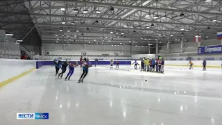 Техническая готовность крытого катка с искусственным льдом приближается к 90%