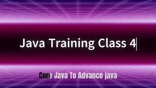 Lec 4 Java Tutorial for beginner Hindi Complete Course Core Java To advance Java
