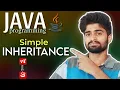 Simple inheritance With Example Jntuh Java programming R22 R18 in telugu Codingfataka