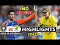 INDIA VS AUSTRALIA FULL HIGHLIGHTS 5TH T20 MATCH 2025 | IND VS AUS