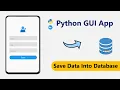 How to insert data into database using Python KivyMD
