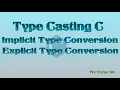 type casting in c