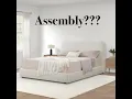 How to Assemble the Aiden Ivy Upholstered Bed King Queen Double Twin Costco