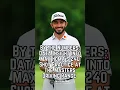 By the Numbers Data Insight into Max Homa s 240 Shot Practice at The Masters Driving Range