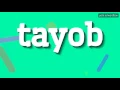 Download Lagu TAYOB - HOW TO PRONOUNCE IT!?