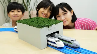 プラレール オリジナルトンネルを作ろう