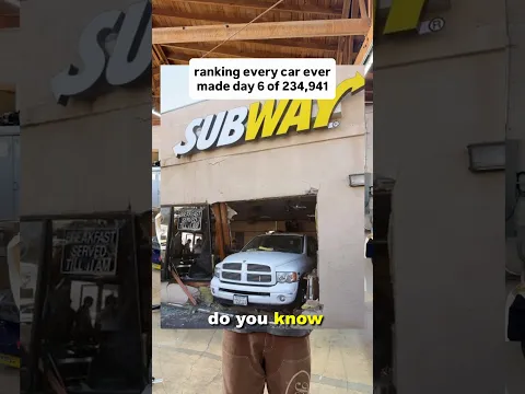 Why are Subways always getting hit by cars? (Day 6 of 234,941)