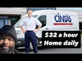 CINTAS is paying up to to pick up and deliver dirty laundry