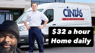 CINTAS is paying up to to pick up and deliver dirty laundry