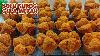RESEP BOLU KUKUS GULA MERAH MEKAR MEREKAH SUPER EMPUK DAN LEMBUT