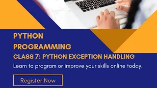 Class 7 Python Exception Handling Debugging try-except Breakpoints Error Fixing