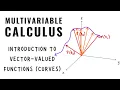 Introduction to vector-valued functions and curves Multivariable Calculus