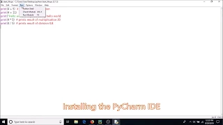 Learning Python by building games 1 Getting to Know Python - Setting Up Python and the Editor