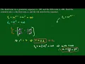 Geometric Sequences Find the first term and common ratio